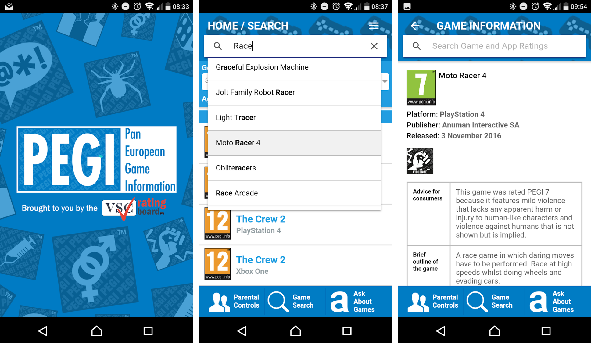 Games Ratings Authority